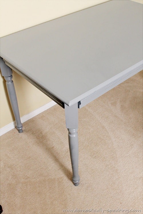 coffee table, spray paint