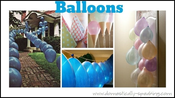 birthday balloons