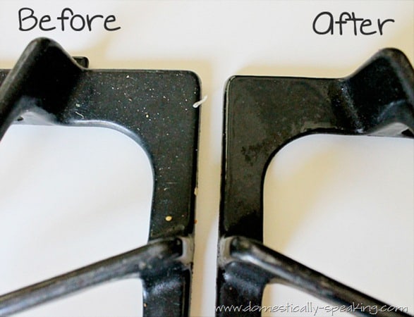 burner cleaning after