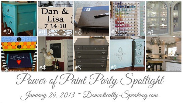 Lots of great paint projects being featured!