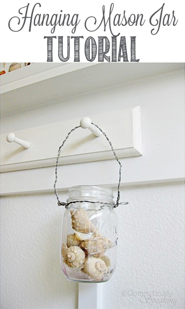 Hanging Mason Jar Tutorial
