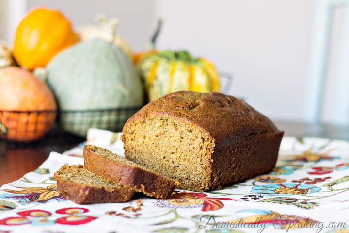 Delicious Pumpkin Spice Bread packed with flavors of the autumn season Delicious Pumpkin Spice Bread packed with flavors of the autumn season