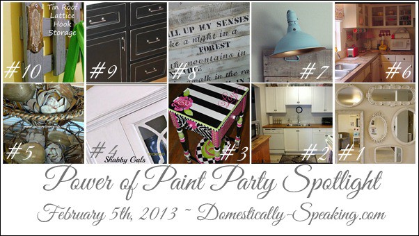 Domestically-Speaking.com Power of Paint Party