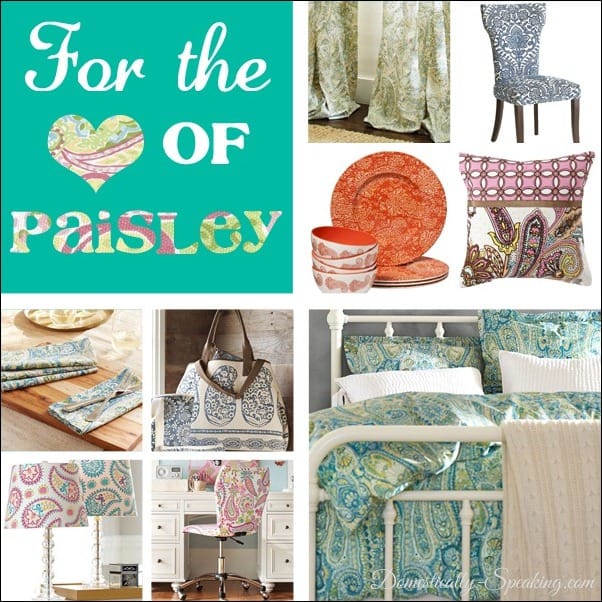spring, trend, paisley, pillow, plates, furniture