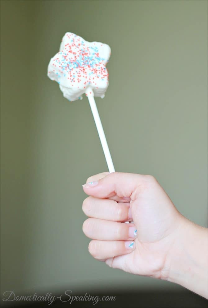 Patriotic Star Mallo-Pops: Domestically Speaking Patriotic Star Mallo-Pops: Domestically Speaking