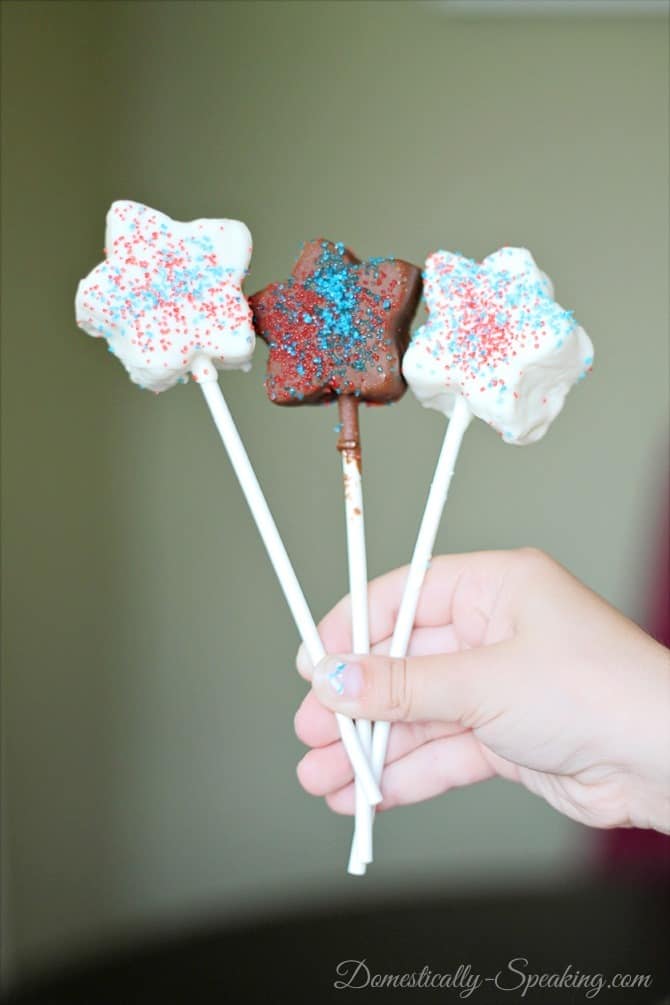 Patriotic Star Mallo-Pops: Domestically Speaking Patriotic Star Mallo-Pops: Domestically Speaking