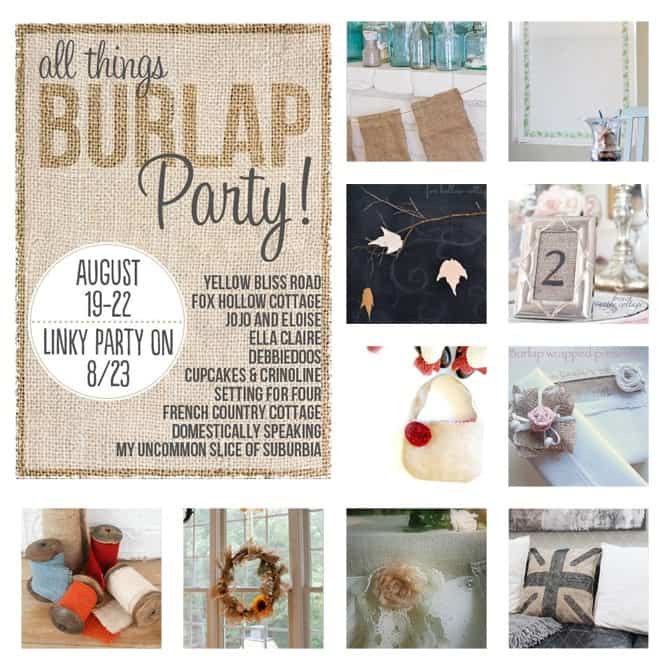 All Things Burlap Blog Hope and Linky Party
