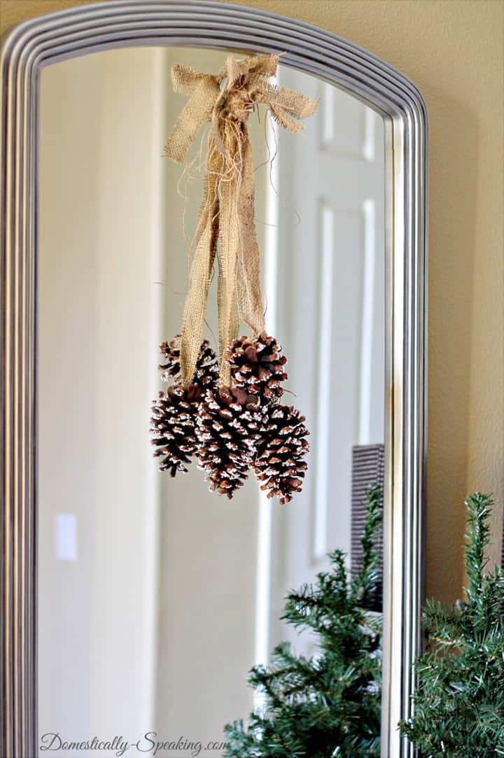 Christmas Home Tour Epsom Salt Pinecones