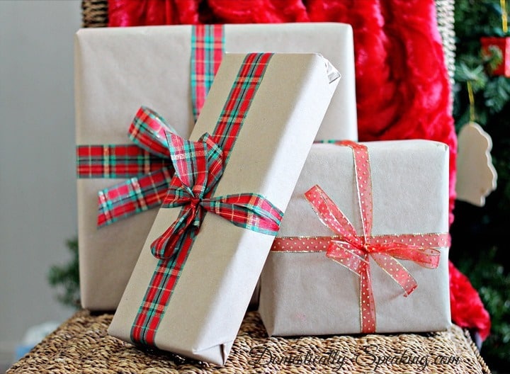 Wrapping Paper Single Roll: Brown Paper Packages Tied Up With