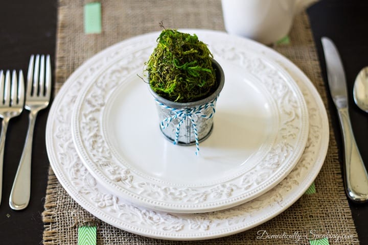 Spring Tablescape and Place Setting 
