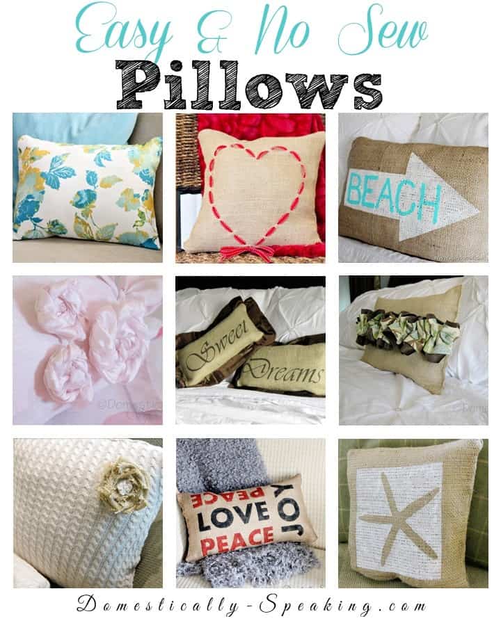 How to Make a No-Sew Pillow Cover