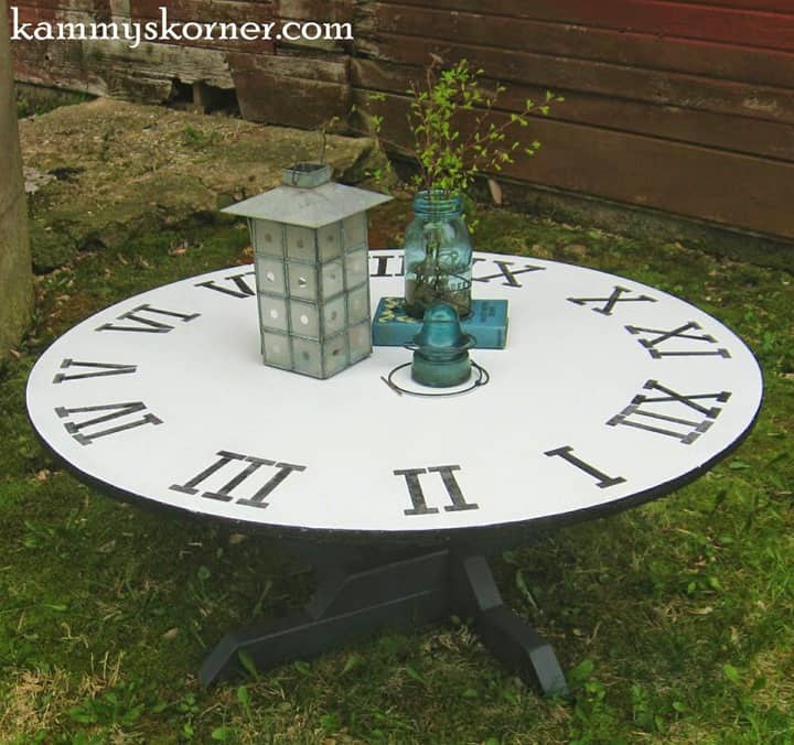 Clock Coffee Table from Kammys Korner