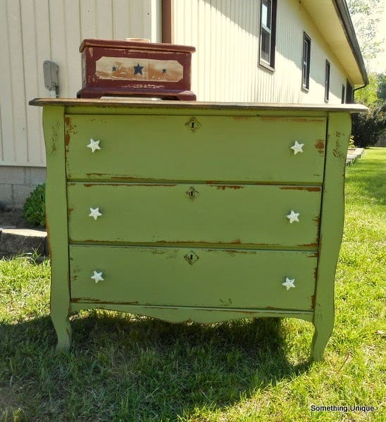 Green Dresser from Crafty in Canada
