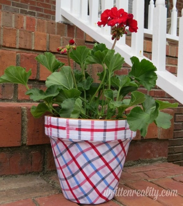 Old Shirt Flower Pot from Written Reality