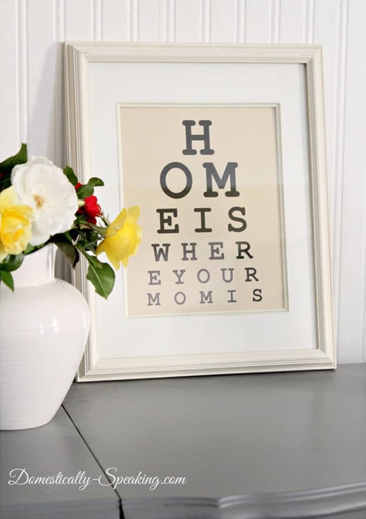 Mother S Day Eye Chart