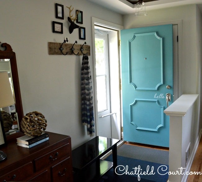 Beautiful Blue Front Door from Chatfield Court