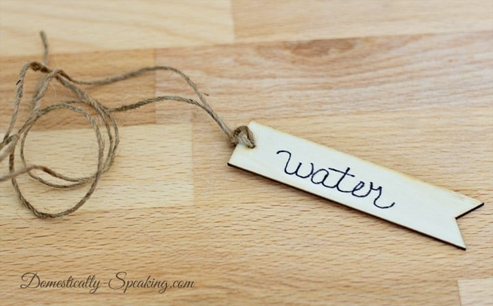 Easy DIY Wood Beverage Tags 