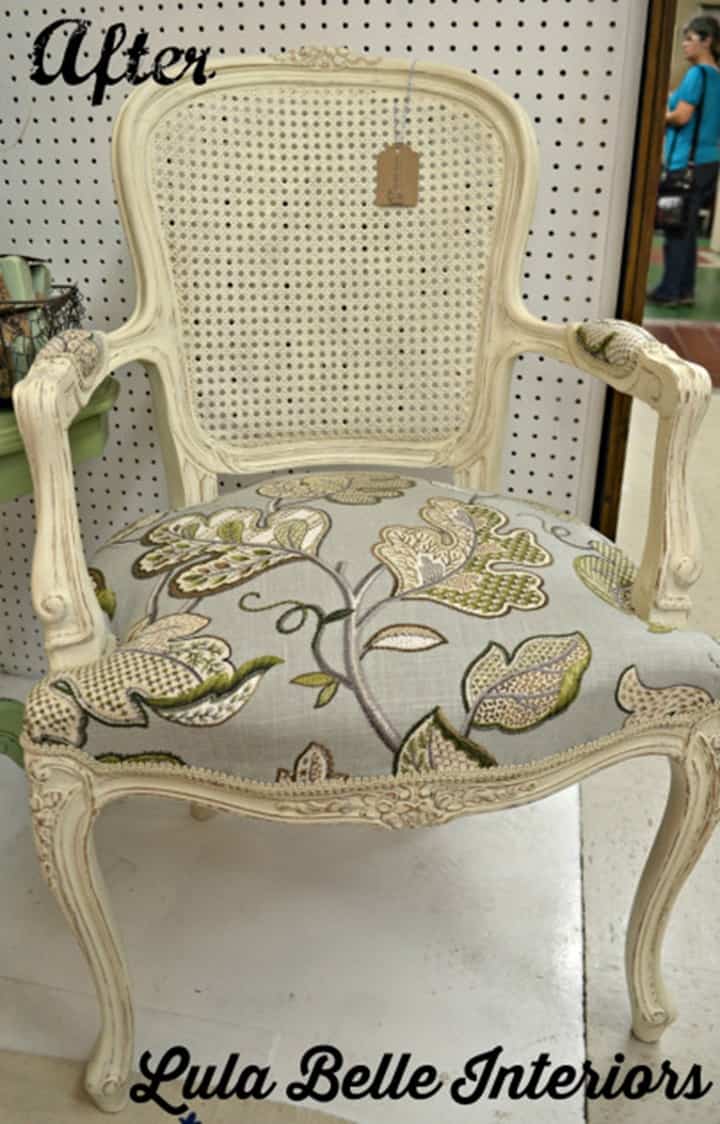 Ballard'ish Chair Makeover from Lula Belle Interiors