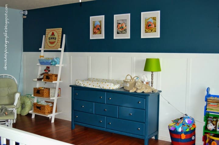 Board and Batten Nursery Wall from Absolutely Loving My Life
