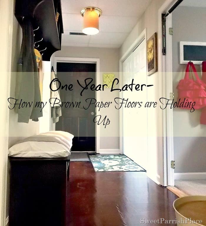 Brown Paper Floor Update