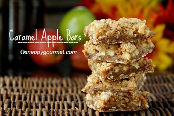 Caramel Apple Bars from Snappy Gourmet