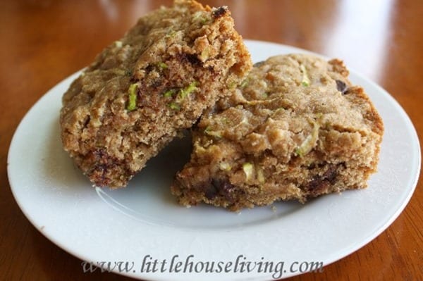 Chocolate Chip Zucchini Cookie Bars