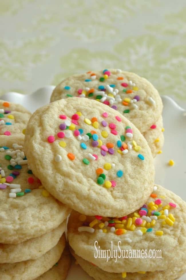 Old Fashioned Chewy Sugar Cookies from Simply Suzannes