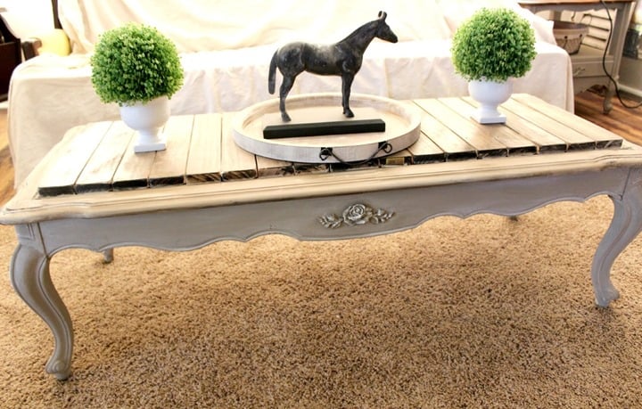 Wood Plank Coffee Table from Magainze in Your Home