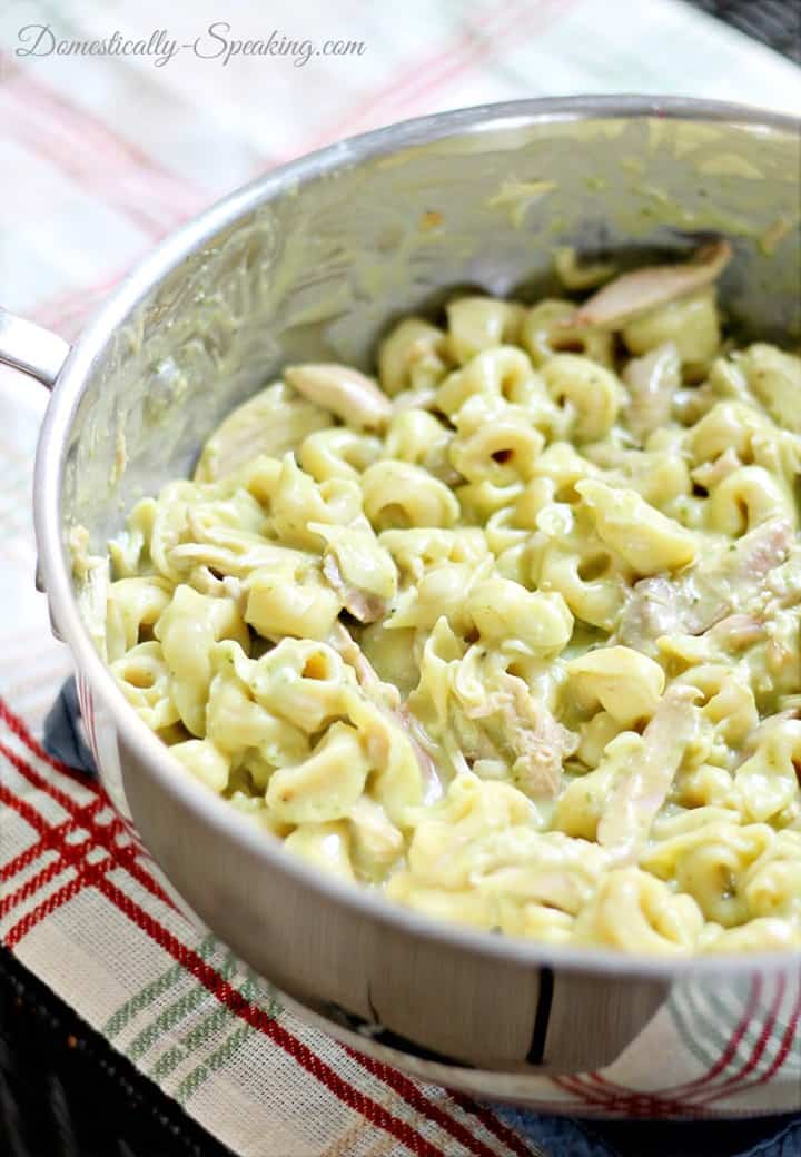 creamy pesto pasta 5