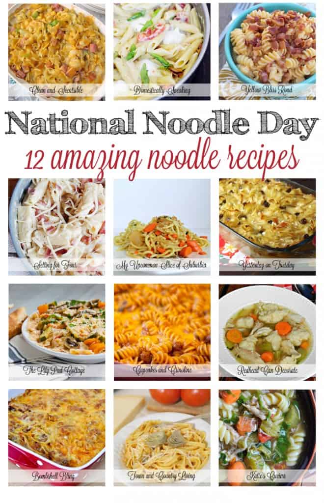 12 Amazing Noodle Recipes