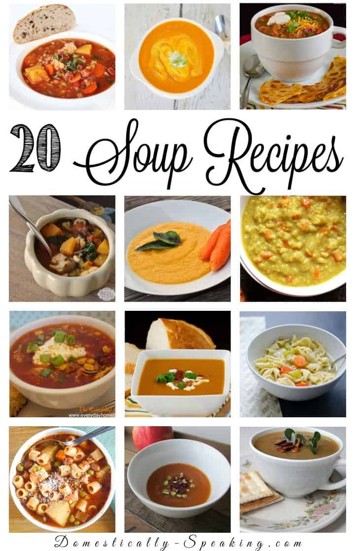 20 Flavorful Soup Recipes