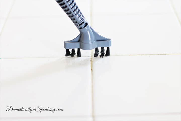 Cleaning Grout without Chemicals and a SteamMachine Plus Giveaway!