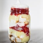 mason jar angel food strawberry lemon trifle