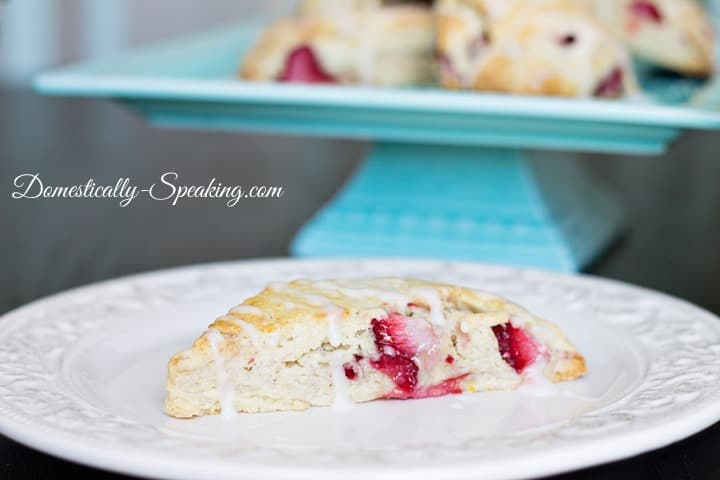 Strawberry Lemon Scones