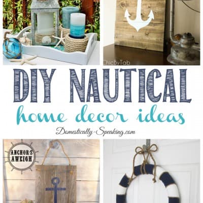 Nautical Mantel Decor Techieblogie Info Diy Nautical Home Decor Friday Features Beach Archives Domestically Speaking
