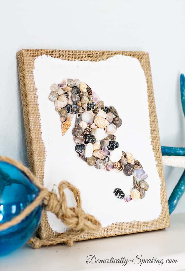 DIY Seashell Seahorse Craft - Domestically Speaking DIY Seashell Seahorse Craft - Domestically Speaking