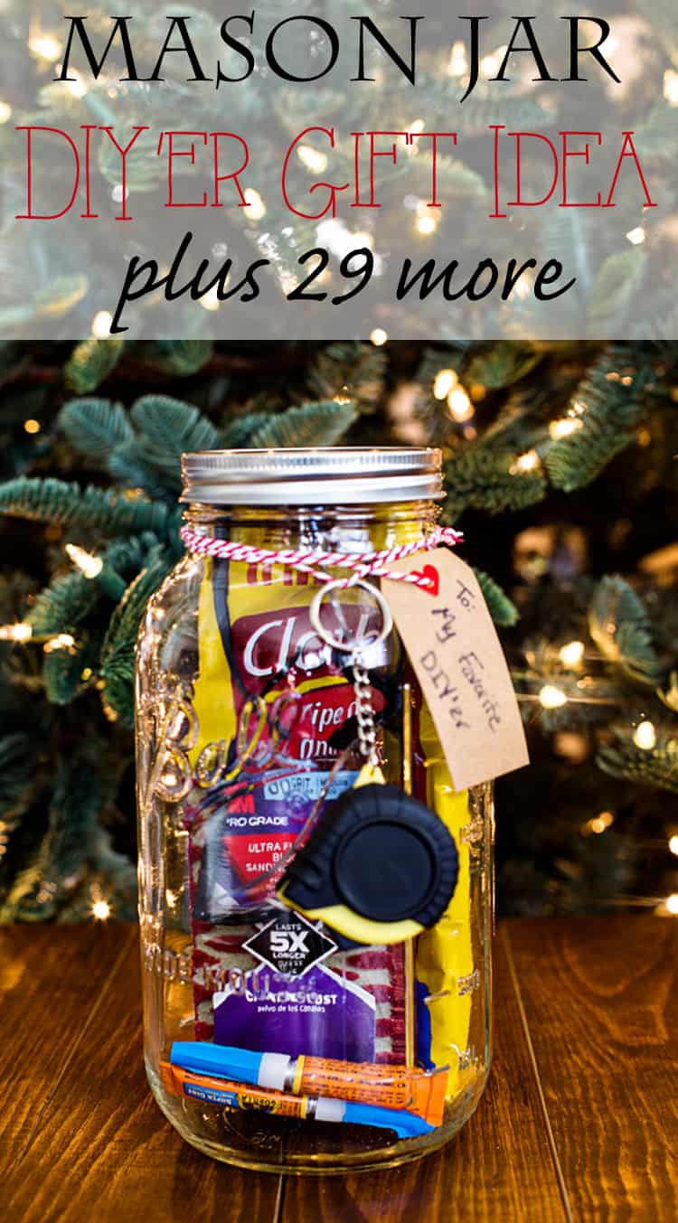 Mason Jar Gift for the DIY Lover - Domestically Speaking