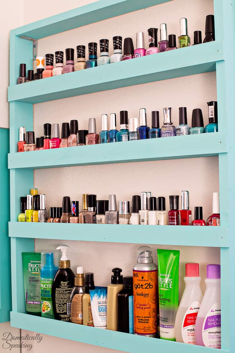 11 DIY Nail Polish Rack Ideas