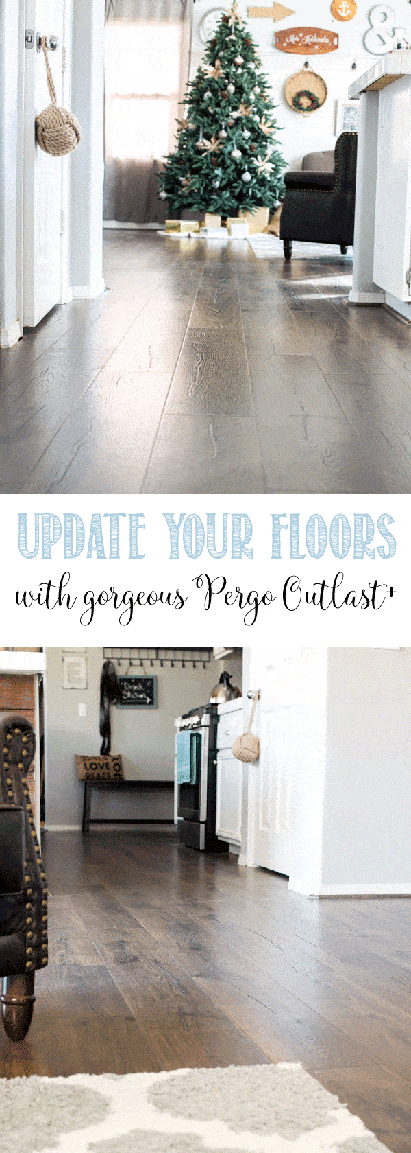 Update your floors with Pergo Outlast+ in Vintage Tobacco Oak which is 24-hour water resistant perfect for kids and pets Update your floors with Pergo Outlast+ in Vintage Tobacco Oak which is 24-hour water resistant perfect for kids and pets