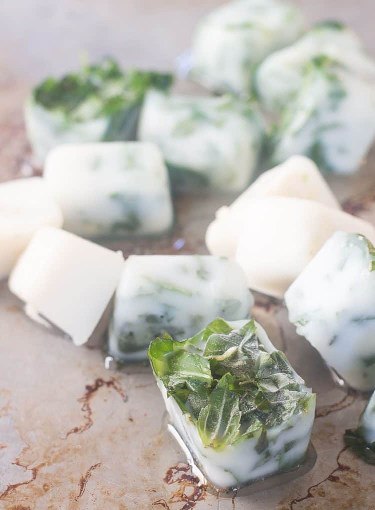 How to Freeze Fresh Herbs in Olive Oil