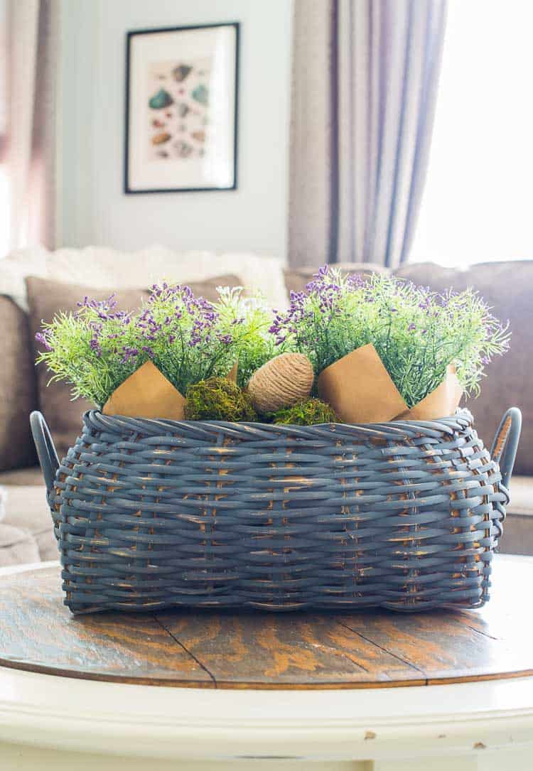 Spring Thrift Store Basket