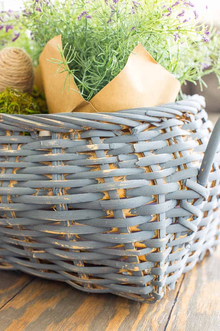 Spring Thrift Store Basket