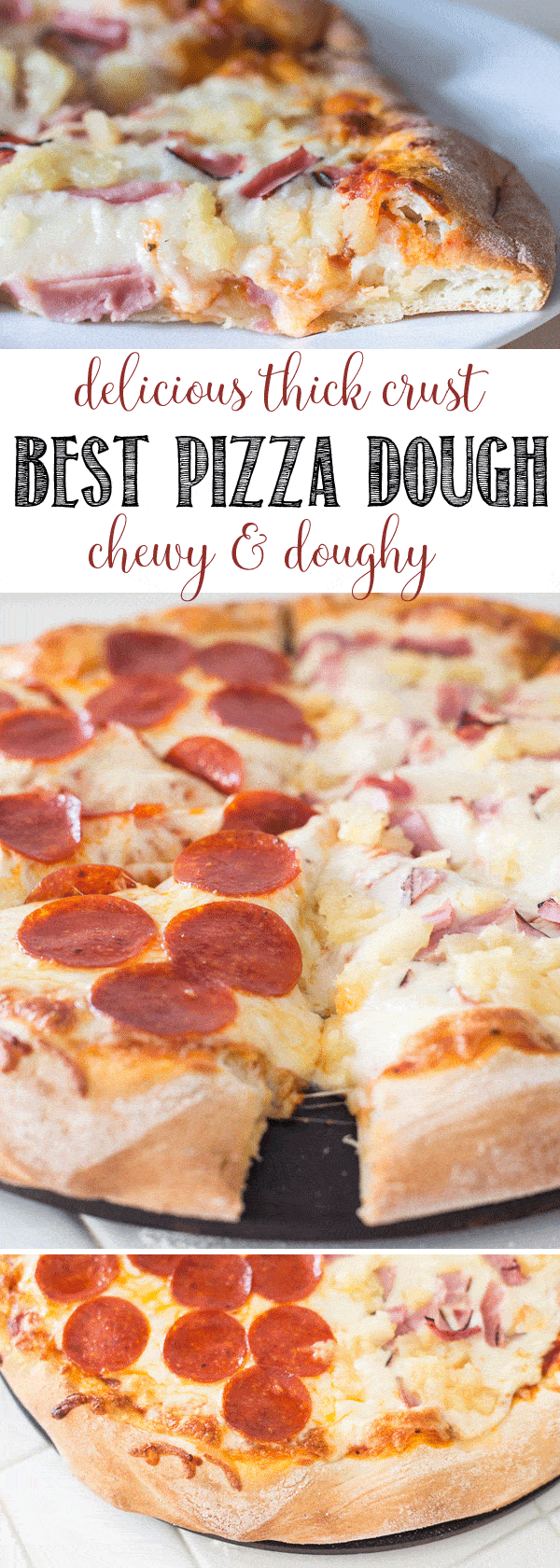 Best Pizza Crust | Pizza Dough Recipe | Thick and Chewy Pizza Crust Best Pizza Crust | Pizza Dough Recipe | Thick and Chewy Pizza Crust