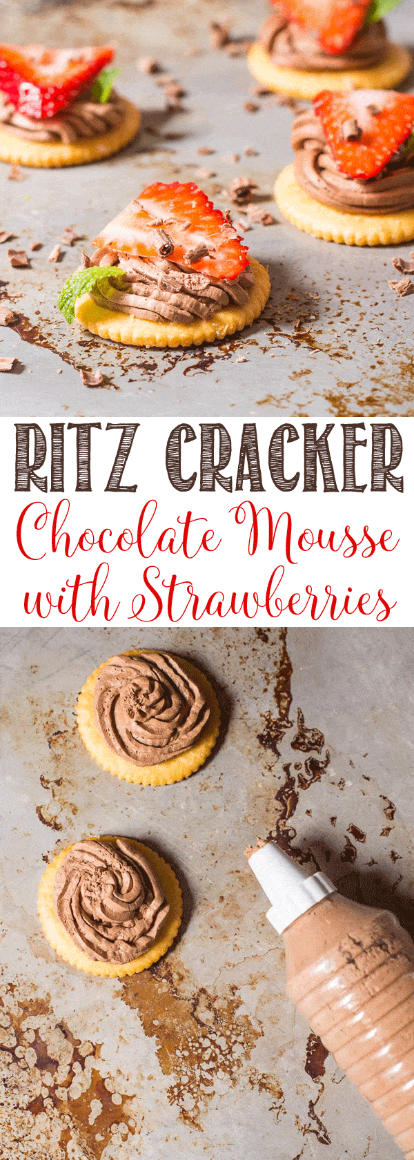 Strawberry Ritz RITZ Chocolate Mousse and Strawberries - Domestically Speaking
