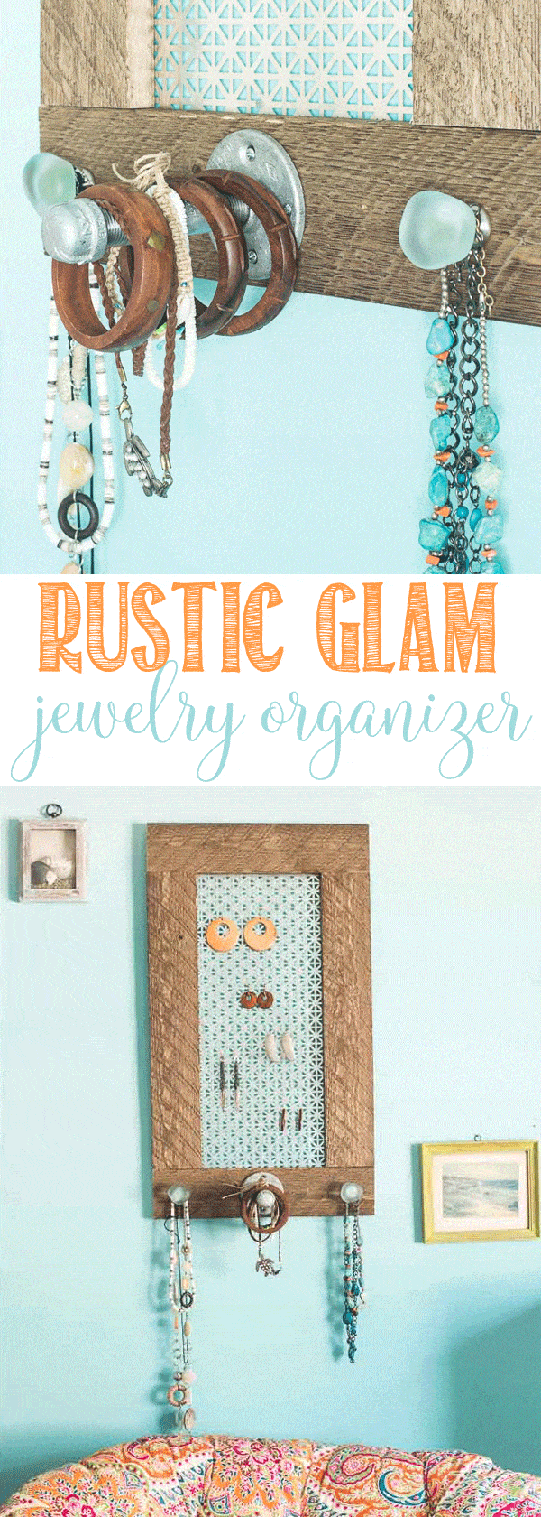 Rustic Glam Jewelry Organizer | DIY Project | DIH Workshop | Home Depot
