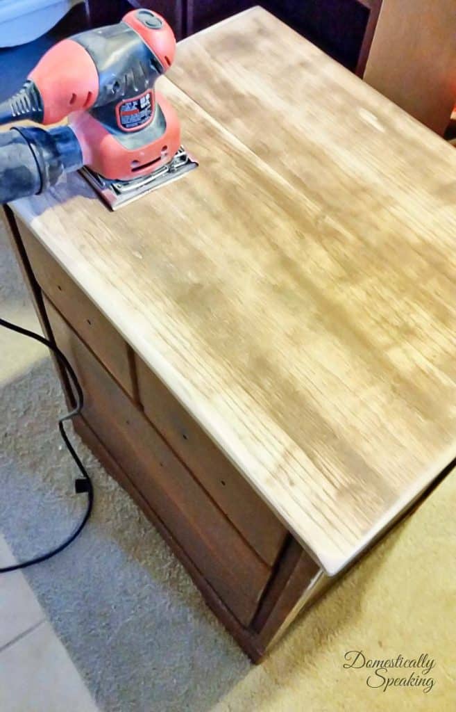 How to Turn a Desk into a Nightstand Domestically Speaking