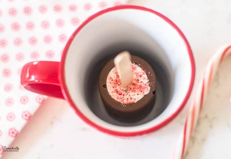 Vanilla Peppermint Hot Cocoa Sticks Hot Cocoa Stick in a Mug