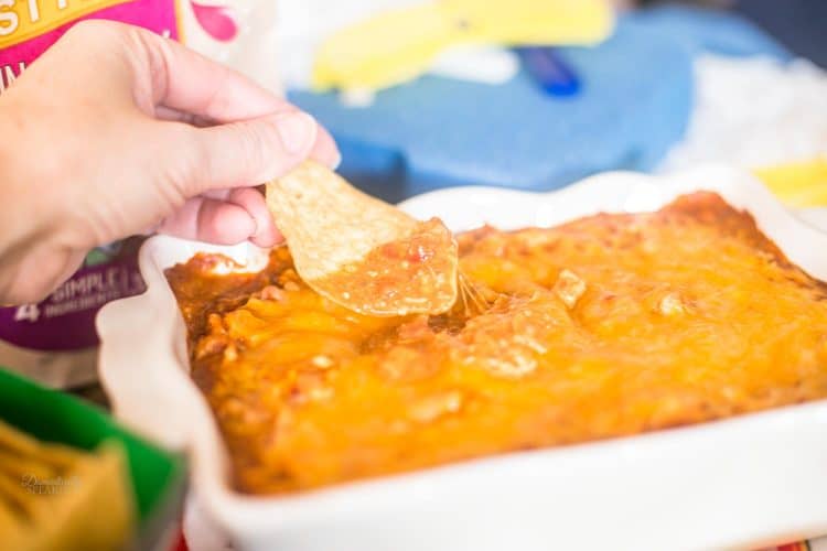 Chicken Enchilada Dip Recipe | Football Food