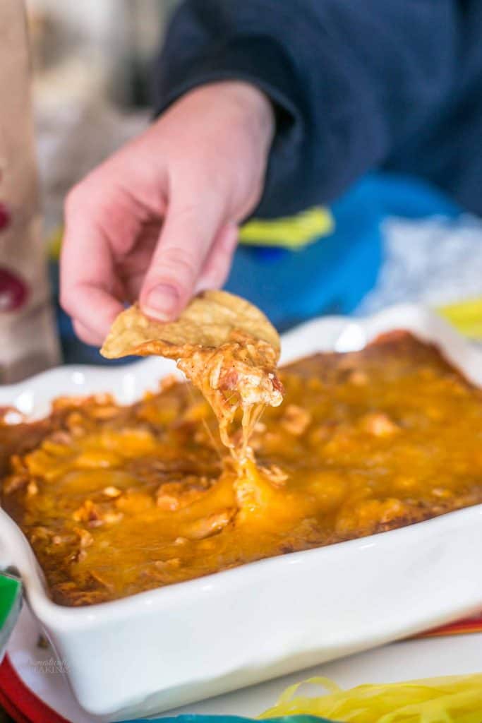 Chicken Enchilada Dip Recipe | Football Food