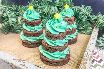 Christmas Tree Brownies